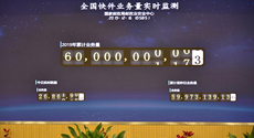 中國快遞年業務量突破