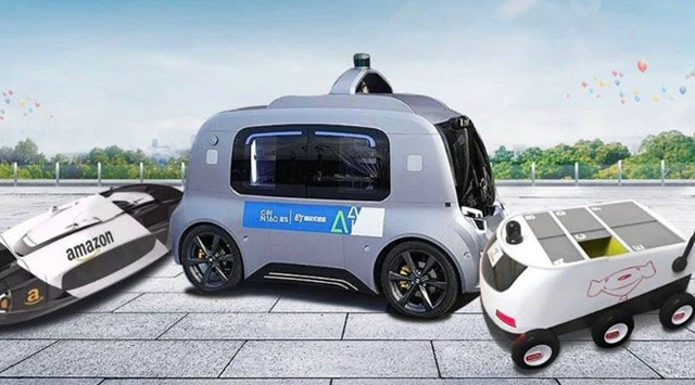要顛覆物流商用車市場?菜鳥、京東、亞馬遜競逐物流無人車