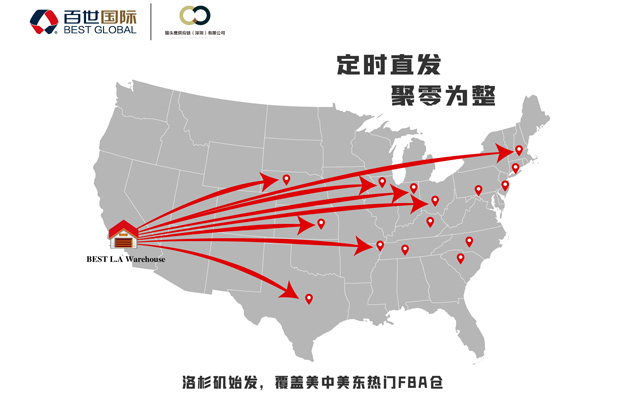 “聚零為整,定時直發”百世集團上線中美跨境B2B美國端倉配一體化解決方案